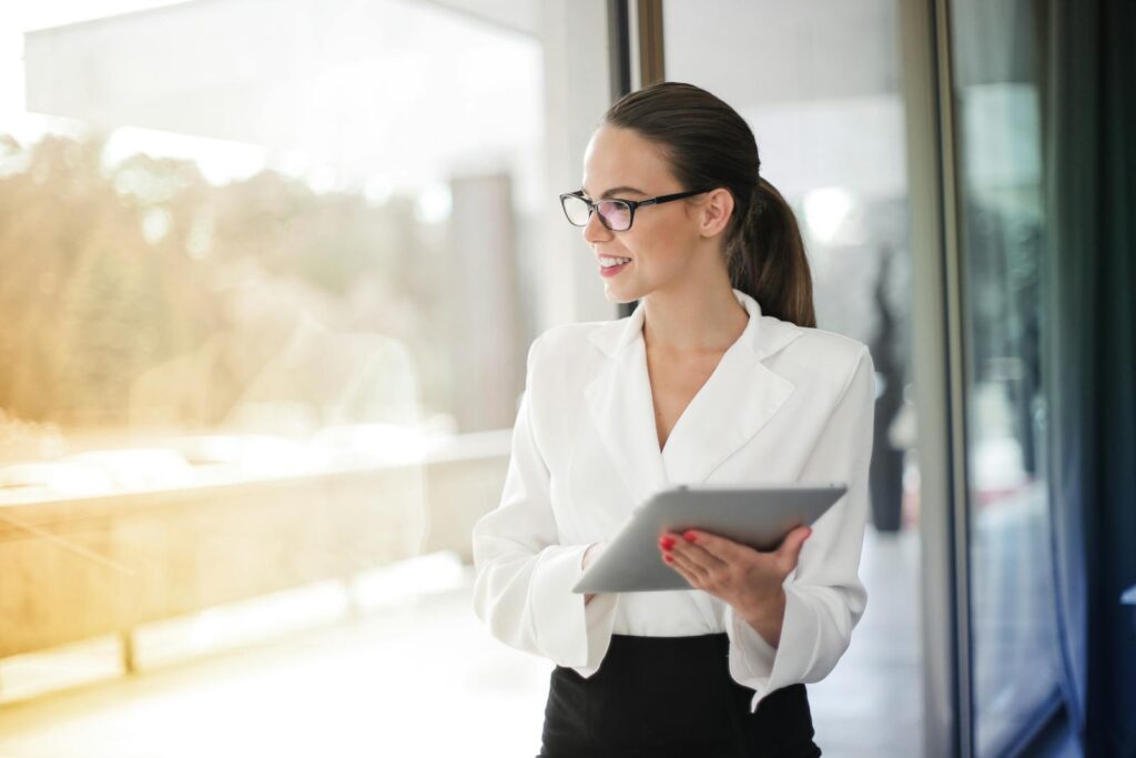 Photo Of Woman Wearing White Blazer